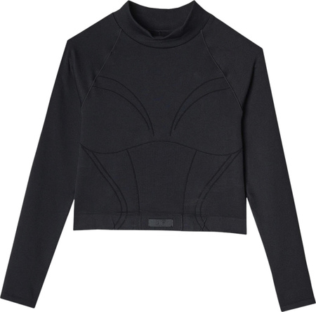 Koszulka damska 4F Longsleeve FNK F483 czarne 4FRAW24TFLOF483 20S