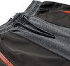 Męskie Spodnie Risan  black melange/black/spicy orange rozmiar S