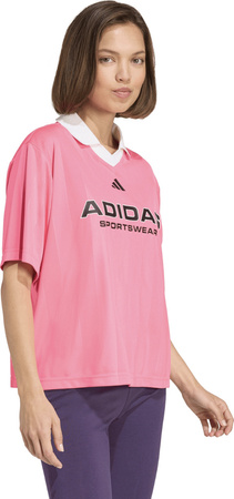 Koszulka damska adidas Tiro Q4 różowa JN2747