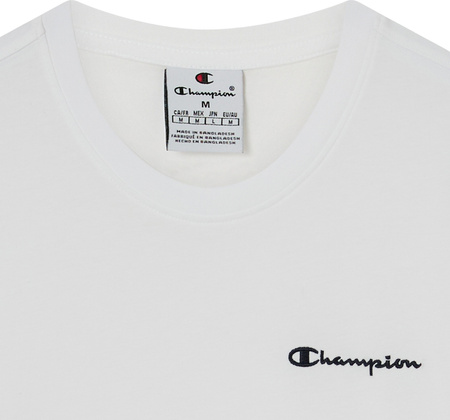 Koszulka męska Champion SS Tee biała 221798 WW001