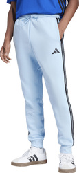 Spodnie męskie adidas Essentials 3-Stripes Fleece błękitne JE6315