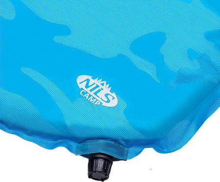 Mata samopompująca kempingowa turystyczna Nils Camp NC4062 niebieski 195x60x5 cm
