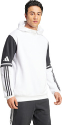 Bluza męska adidas Squadra 25 Sweat Hoody biało-czarna JD2976