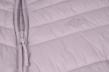 Kurtka damska puchowa 4F F094 różowa 4FSS23TDJAF094 83S