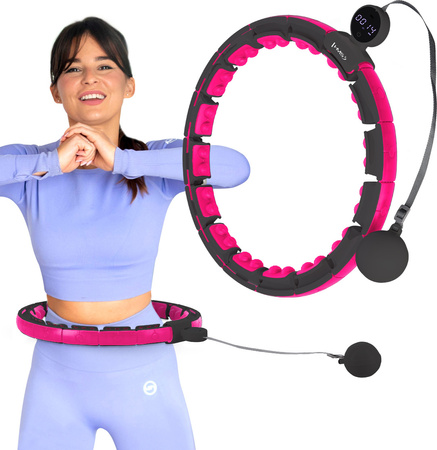 Zestaw hula hop magnetyczny z licznikiem HMS