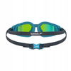 Dziecięce okularki pływackie lustrzanki Speedo Hydropulse Mirror Gog JU navy/blue bay/yellow gold