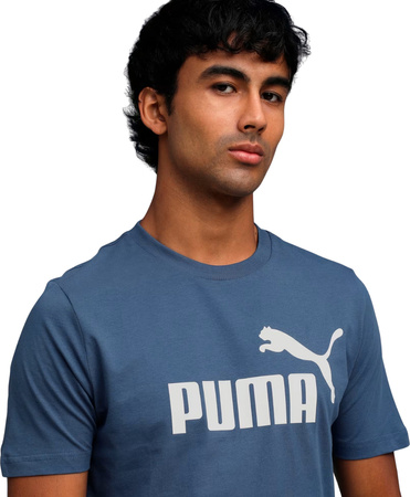 Koszulka męska Puma Ess No.1 Logo Tee (s) niebieska 682533 80
