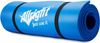 Mata do ćwiczeń fitness NBR Allright 140 x 60 x 1cm niebieska