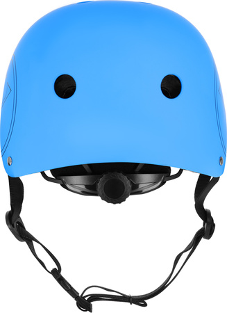 Dziecięcy kask rowerowy na rolki hulajnogę regulowany Nils Extreme MTW001-1 niebieski r L (58-61cm)