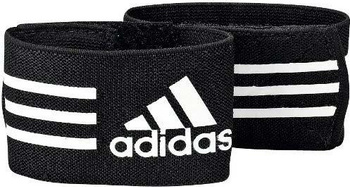 Opaska do ochraniaczy piłkarskich Adidas Ankle Strap czarno-białe 620635 zestaw 2 szt