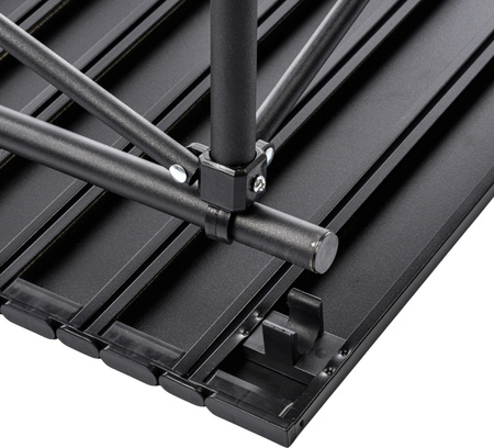 Stół składany Meteor Bankada czarny 16933