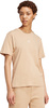 Koszulka damska adidas Essentials Small Logo Cotton beżowa JY4963