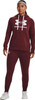 Bluza damska Under Armour Rival Fleece Logo Hoodie bordowa 1356318 690