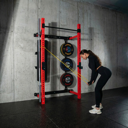 KLT34 WIELOFUNKCYJNA KLATKA TRENINGOWA SKŁADANA RED HMS