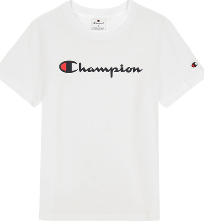 Koszulka damska Champion SS Tee biała 117534 WW001