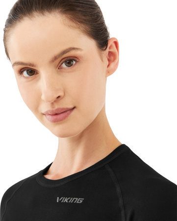 Bielizna termoaktywna damska Viking Ritra Bamboo czarna 500-23-0922-09