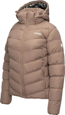 Damska kurtka puchowa z kapturem ocieplana zimowa pikowana Hi-tec Lady Varmi rozmiar XL