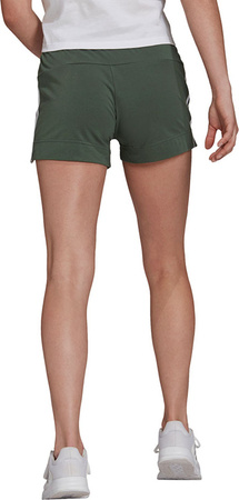 Spodenki damskie adidas Essentials Slim Shorts khaki GM5525