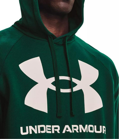Bluza męska Under Armour Rival Fleece Big Logo HD zielona 1357093 330