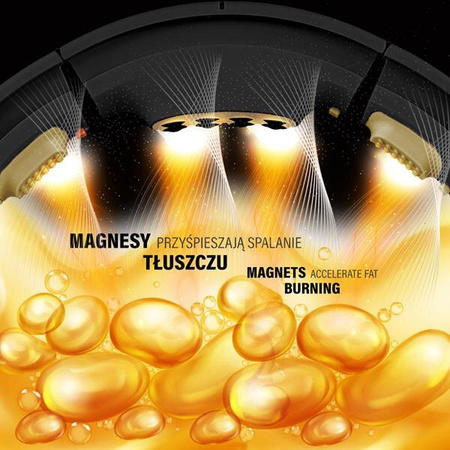 Hula hop do ćwiczeń fitness z licznikiem magnesami i obciążnikiem HMS hhm13