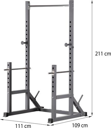 Stojak wielofunkcyjny z drążkiem do podciągania HMS