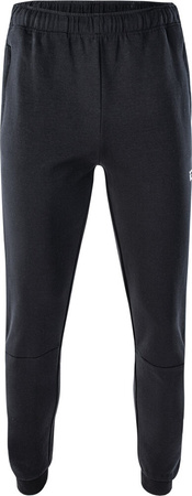 Męskie spodnie treningowe dresowe joggery IQ Vesilles czarne rozmiar S