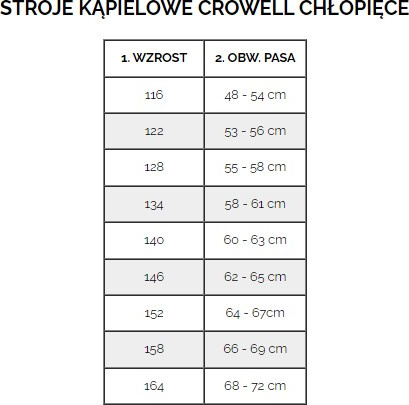 Spodenki kąpielowe dla chłopca Crowell Frankie niebiesko-zielone kol.4
