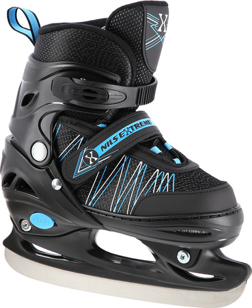 Łyżworolki z wymienną płozą hokejową 2w1 łyżwy rolki Nils Extreme NH11912 rozmiar S 31-34