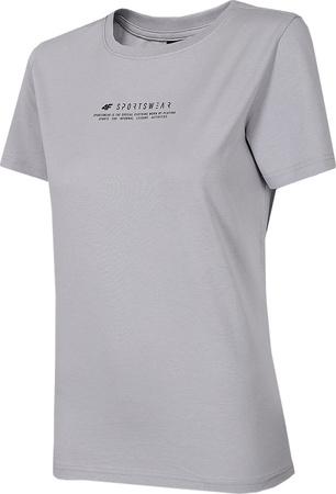 Koszulka damska 4F szara H4Z22 TSD019 27S