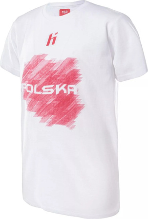 Dziecięca koszulka z krótkim rękawem t-shirt Huari Poland Fan Junior rozmiar 146
