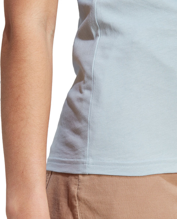 Koszulka damska adidas Essentials Slim 3-Stripes Tee jasnoniebieska IM2788