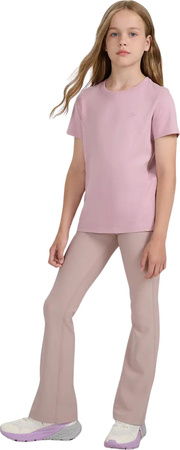 Koszulka dla dziewczynki 4F F2397 jasny róż 4FJWAW25TTSHF2397 56S