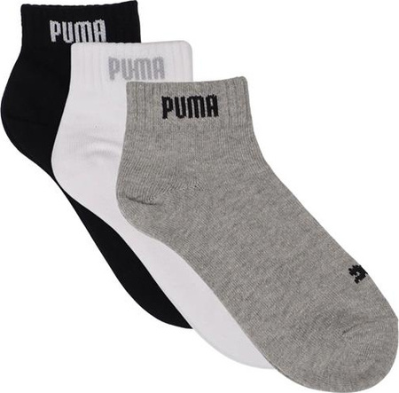 Skarpety Puma Quarter krótkie 3-kolory 3 pary 201104001 882/887498 04