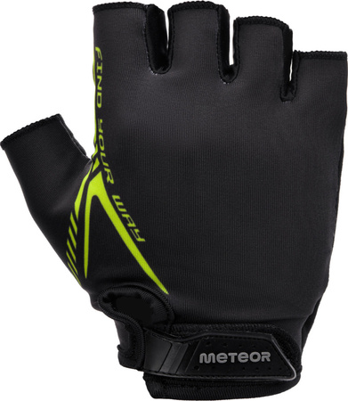 Rękawiczki rowerowe Meteor MX12 czarne 17615-17616-17617-17618