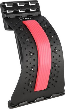 Przyrząd do rozciągania pleców z magnesami HMS prp02 czerwony