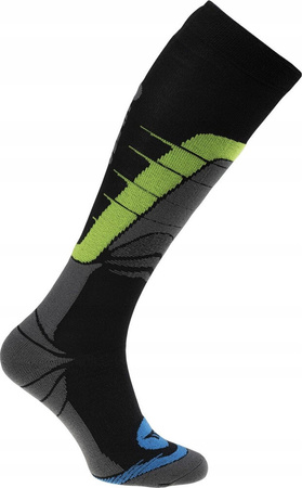 Męskie skarpety narciarskie wysokie Hi-Tec Acaro II wełna Merino rozmiar 43-46