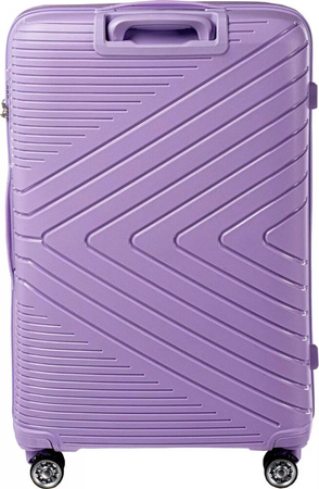 Walizka podróżna na kółkach twarda Iguana Cantabria II 97 lavender 97 litrów 75 x 48 x 30 cm