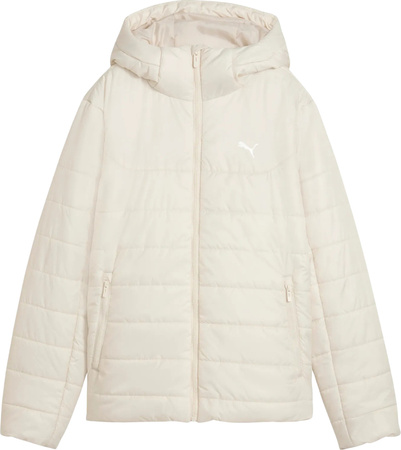 Kurtka damska Puma ESS Hooded Padded ecru 685231 87