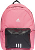 Plecak sportowy szkolny miejski adidas Classic Badge of Sport 3-Stripes różowo-czarny IK5723
