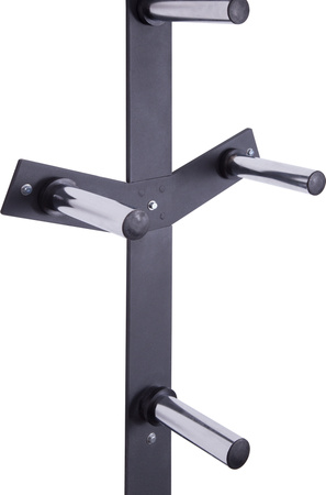 ZESTAW WIESZAKÓW ŚCIENNYCH STR28 UCHWYT NA GRYFY STR29 STOJAK NA OBCIĄŻENIA HMS