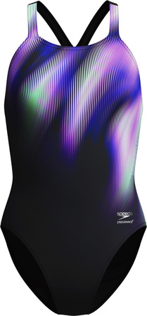 Damski Strój Kąpielowy Fl Placement Printed Powerback Af  rozmiar 42