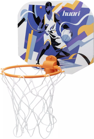 Zestaw tablica kosz piłka do koszykówki Huari Bordis wymiary 30 x 23 cm