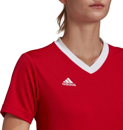 Koszulka damska adidas Entrada 22 Jersey czerwona H57571