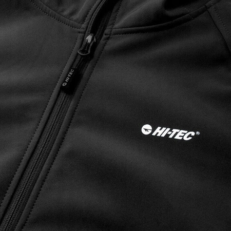 Męska kurtka przejściowa softshell Hi-Tec Neti II membrana 8000mm czarna rozmiar XXXL