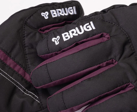 Dziecięce rękawice narciarskie zimowe wodoodporne Brugi 1AK1 wiek 14-15 lat