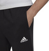 Spodnie męskie adidas Essentials Fleece Regular Tapered czarne HL2236