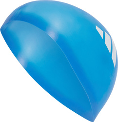 Czepek pływacki dla dzieci adidas 3-Stripes Swim niebieski IA8304