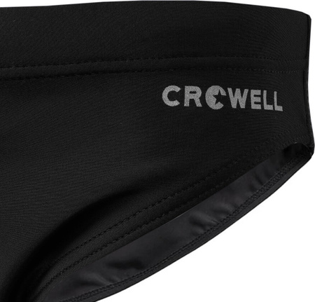 Kąpielówki dla chłopca Crowell Oscar kol.01 czarno-pomarańczowe