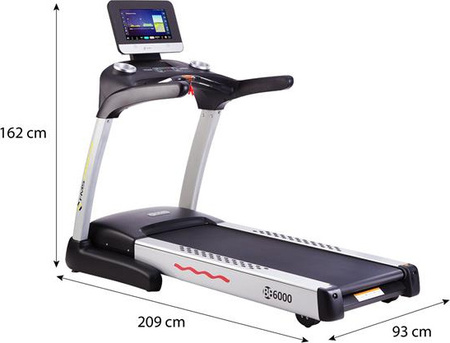 Bieżnia elektryczna HMS BE6000 semi comercial premium