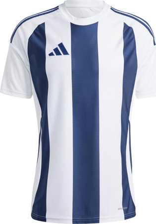 Koszulka męska adidas Striped 24 Jersey biało-niebieska IW4554